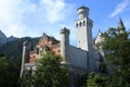 BAVARIAS NEUSCHWANSTEIN CASTLE Royalty Free Stock Photo